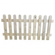 Valla de madera para jardín 80 cm